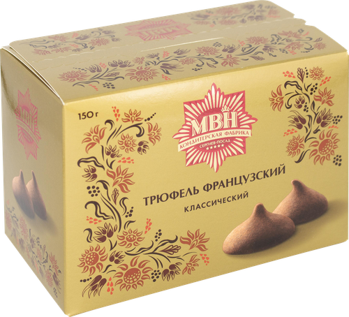 

Конфеты МВН Трюфель французский классический, сундучок 150 г