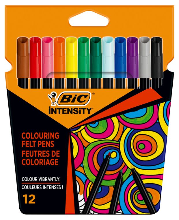 

Фломастеры цветные Bic Color Up тонкое письмо 12 цветов