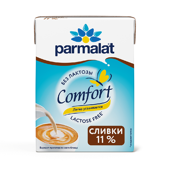Сливки Parmalat безлактозные 11% 500 г