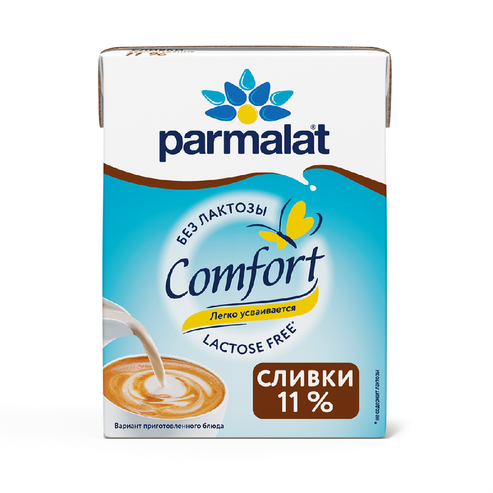 

Сливки Parmalat безлактозные 11% 500 г
