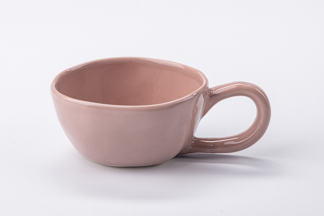 

Кружка Творческое объединение Круг Пастель большая розовая 0.3 л