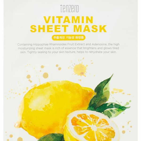 Маска для лица Tenzero Vitamin Sheet Mask с витаминами 25 мл