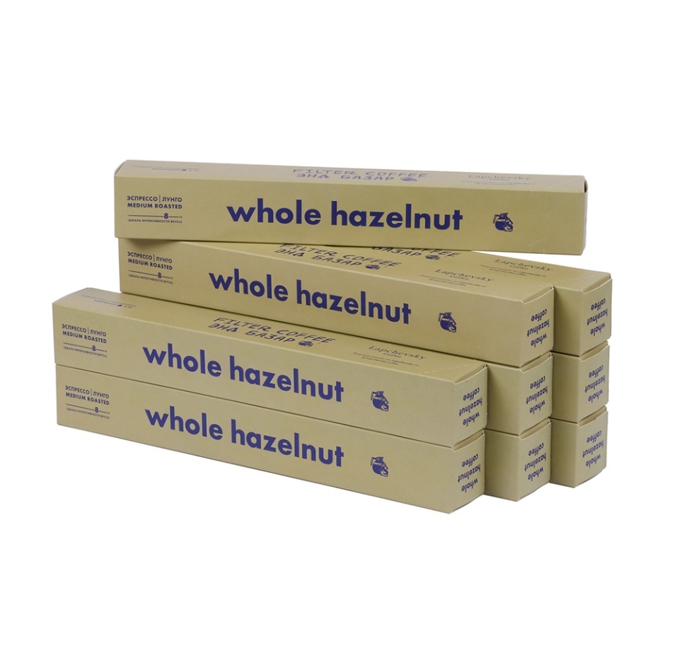 

Кофе в капсулах Lapchevsky Coffee nespresso Whole Hazelnut 10 шт 55 г