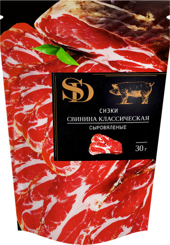 

Снэки сыровяленые из свинины SD Классические 30 г