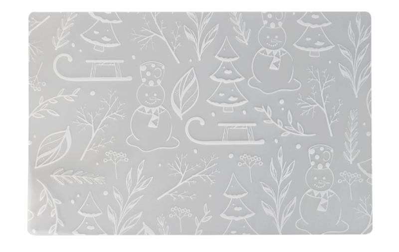 

Салфетка сервировочная Remiling Household Зимние узоры на прозрачной основе 43х28 см 1 шт дизайн в ассортименте