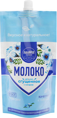 

Молоко сгущенное Любимое Молоко с сахаром 8.5% 280 г
