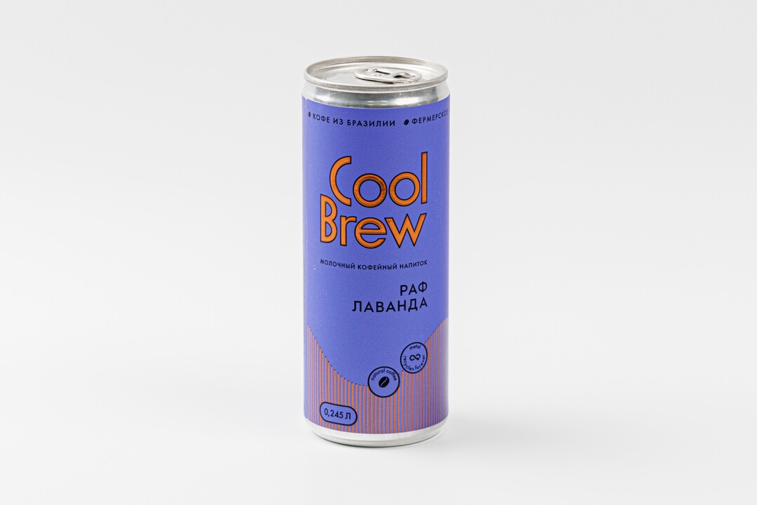 

Напиток молочный кофейный CoolBrew Раф лаванда стерилизованный 245 мл