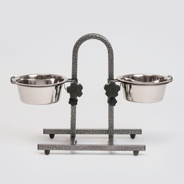 Cтойка-кормушка Rurri металлическая для собак 2 х 850 мл