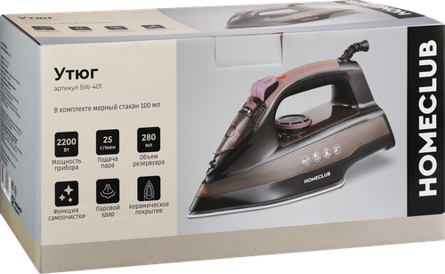 

Утюг HOMECLUB SW-401
