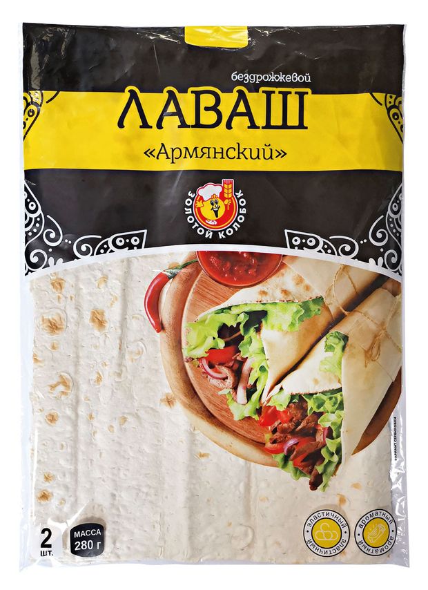 

Лаваш Золотой колобок Армянский 280 г