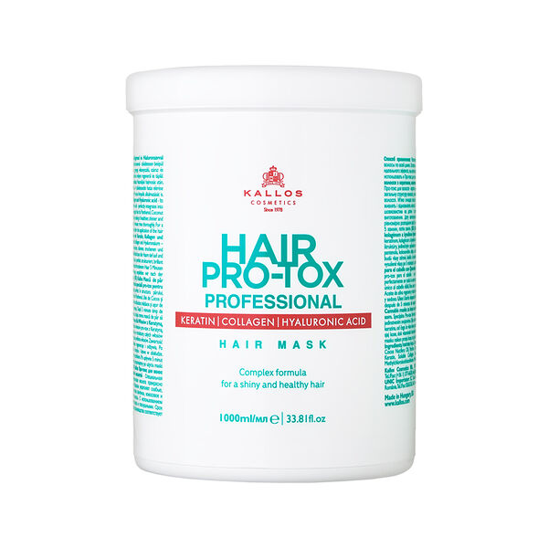 Маска для волос Kallos Cosmetics Hair Pro-tox с кератином, коллагеном и гиалуроновой кислотой 1000 мл
