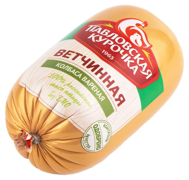 

Колбаса вареная Павловская курочка Ветчинная 500 г