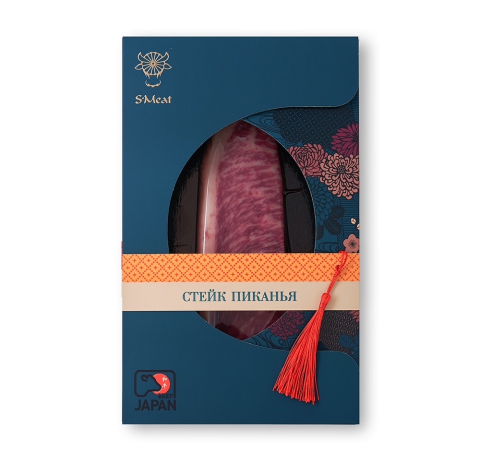 

Стейк из мраморной говядины Пиканья Wagyu А4, Japanese Вeef