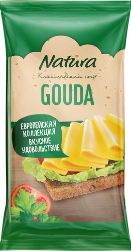 

Сыр Гауда Natura 45% 180 г