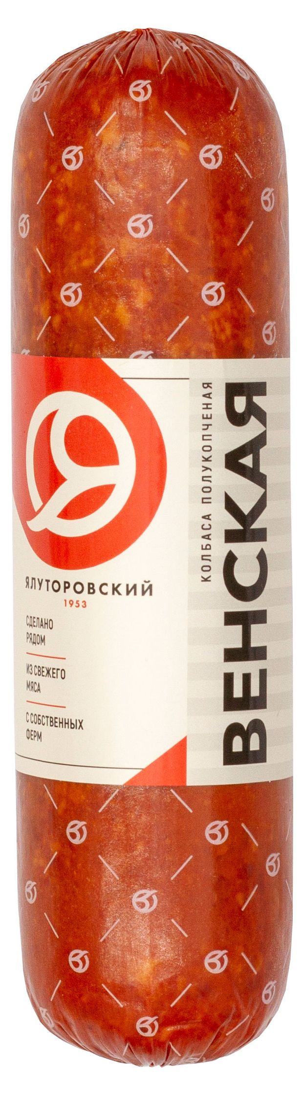 

Колбаса Ялуторовский Мясокомбинат Венская полукопченая 400 г