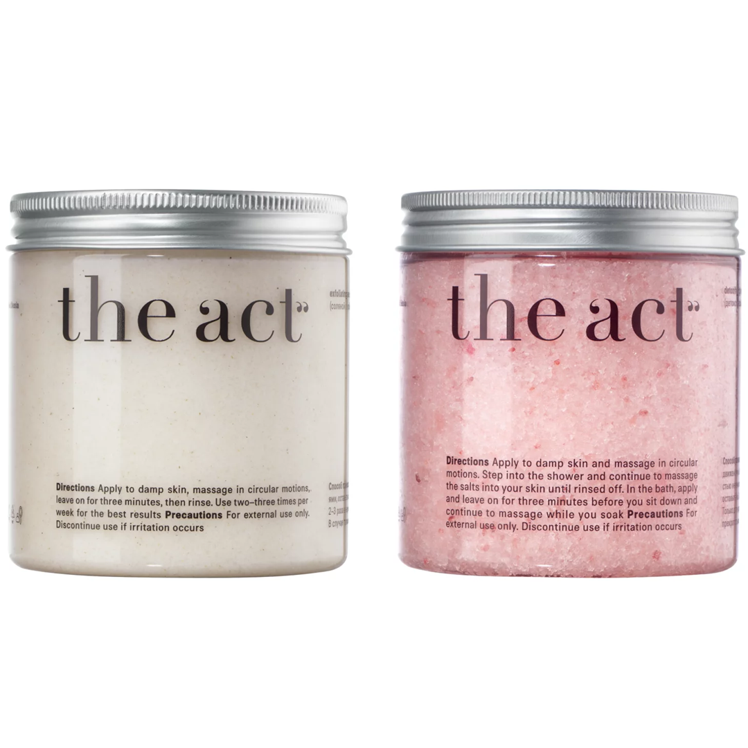 

Набор скрабов The Act 2 шт кокос, грейпфрут 600 г