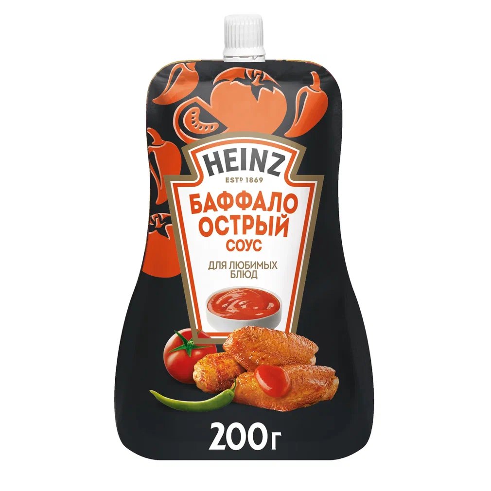 

Соус томатный Heinz Баффало острый 200 г