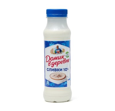 Сливки пастеризованные Домик в деревне 10% 270 г