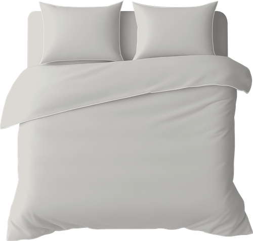 

Комплект постельного белья Homeclub 2-спальный простыня на резинке наволочки кремовый 50 х 70 см