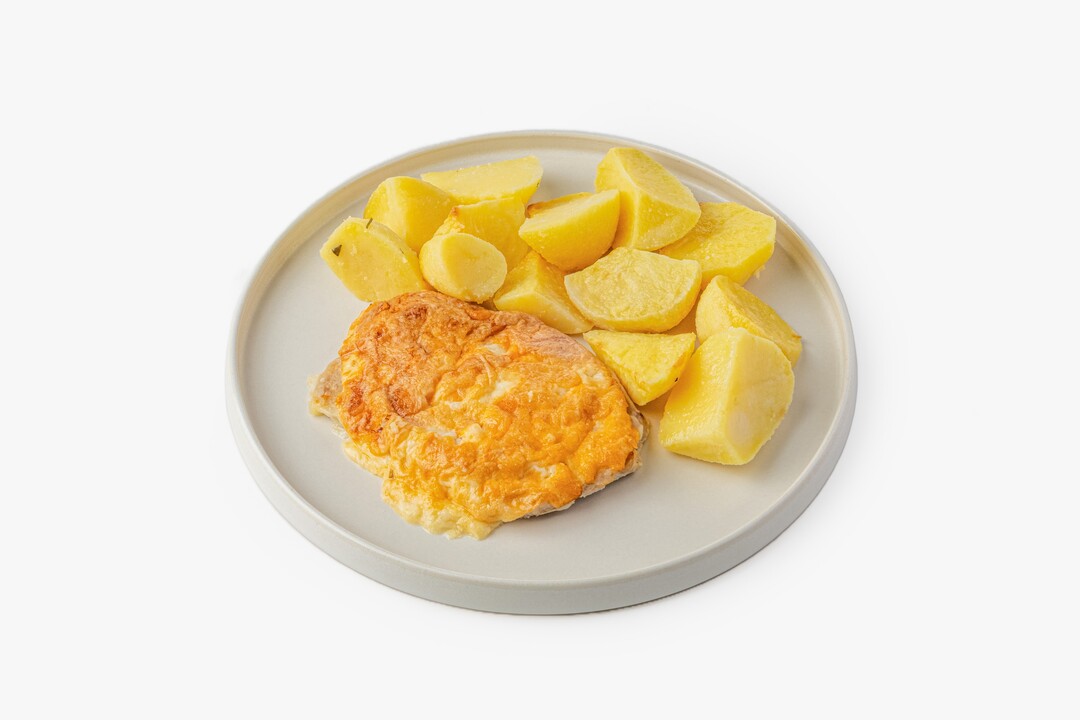 

Мясо по-французски ВкусВилл с печеным картофелем 250 г