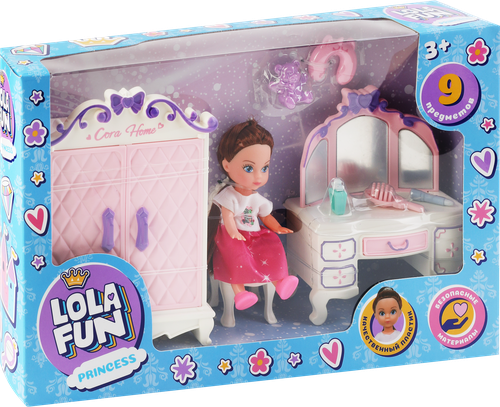 

Набор игровой Lola Fun Куколка в комнате арт. C35027