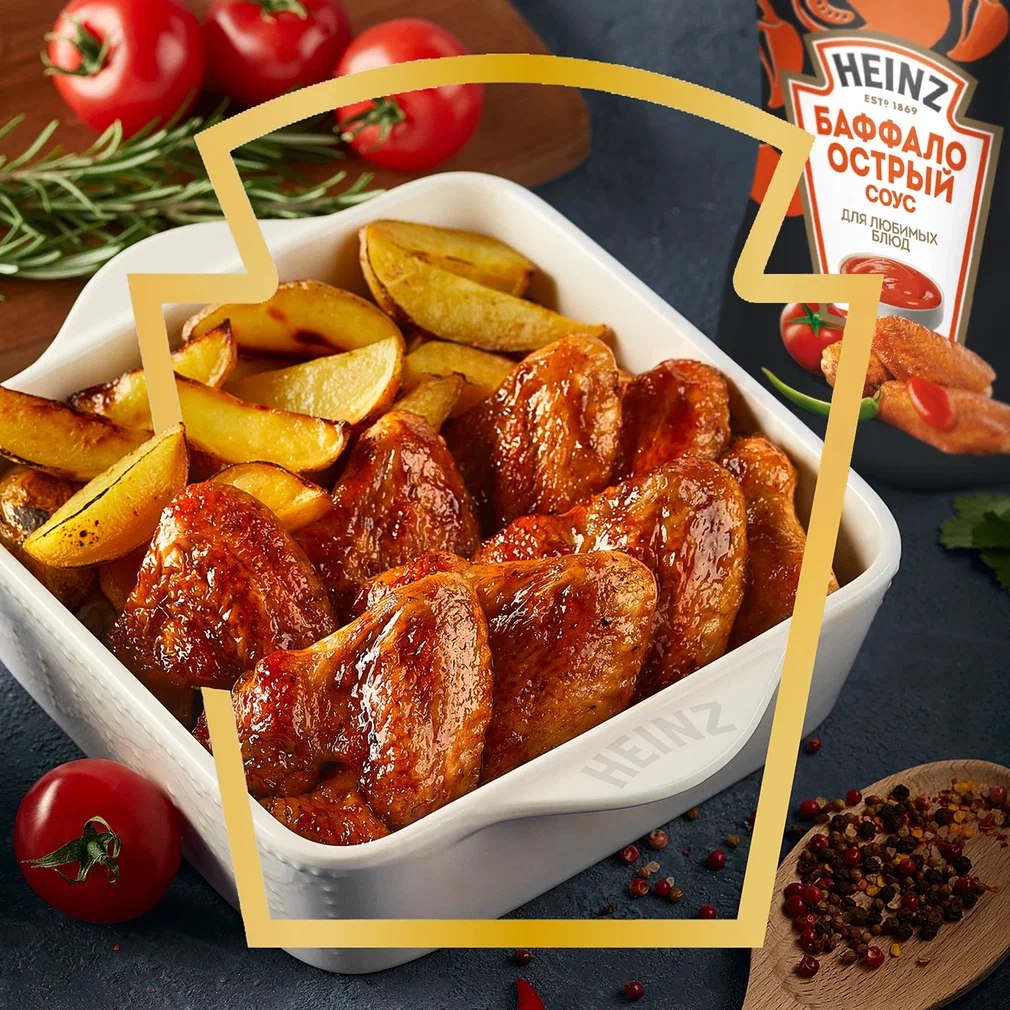 

Соус томатный Heinz Баффало острый 200 г