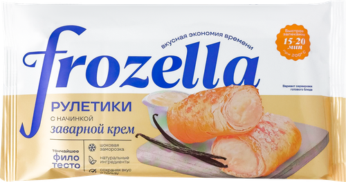 

Рулетик греческий Frozella с заварным кремом 240 г