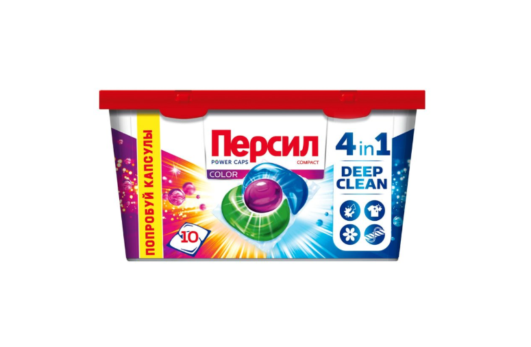 

Капсулы для стирки Персил Power Caps Color 4 в 1 10 шт. 150 г