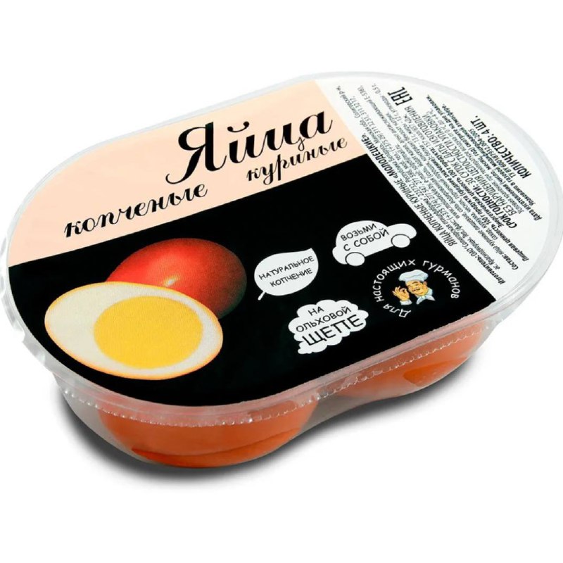 

Яйца куриные Солигорская птицефабрика Молодецкие копченые 4 шт. 180 г