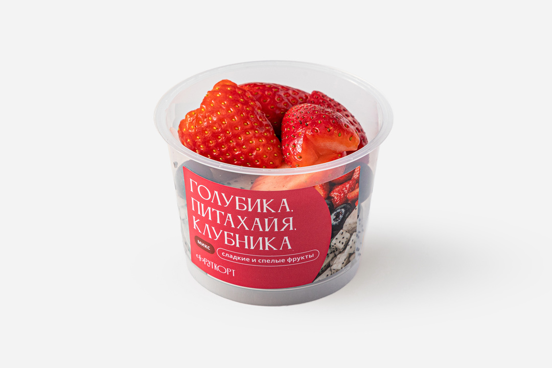 

Голубика, питахайя, клубника ВкусВилл 170 г