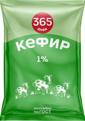 

Кефир 365 дней 1% 800 г