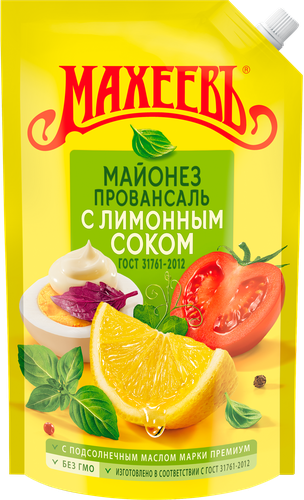 

Майонез Махеевъ провансаль с лимонным соком 50.5% 770 г