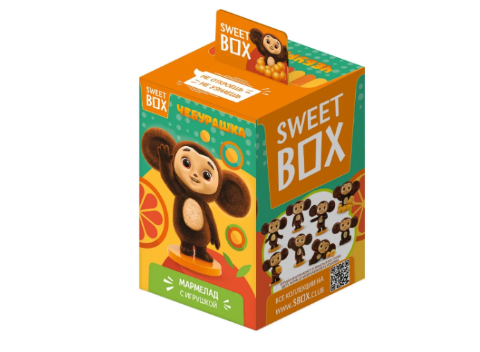 

Мармелад Sweet Box Чебурашка с игрушкой-сюрпризом 10 г