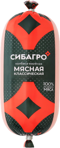

Колбаса СибАгро Мясная классическая вареная кат. Б 300 г