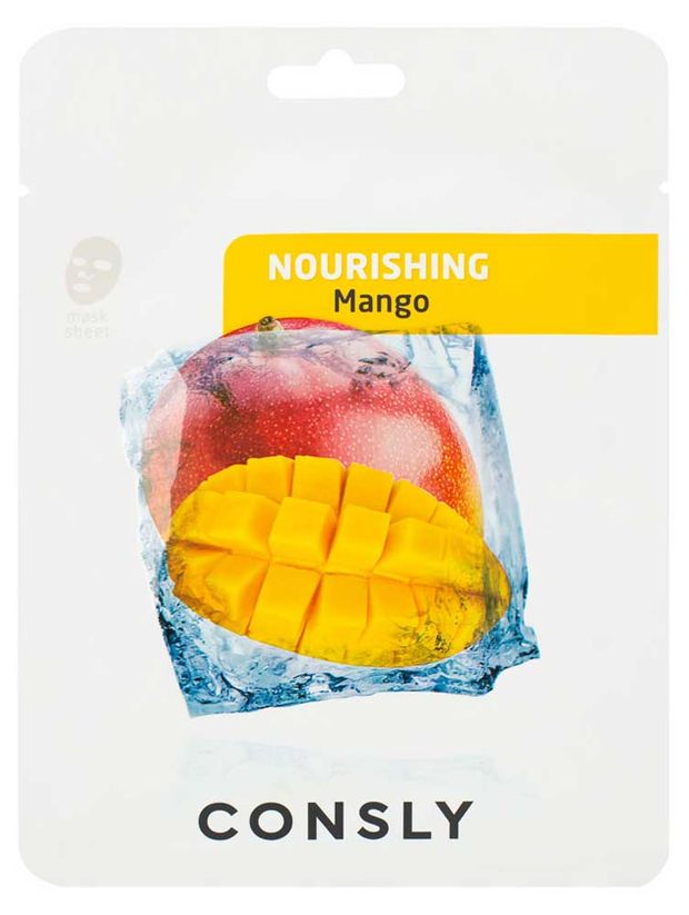 

Маска для лица тканевая питательная Consly с экстрактом манго 20 мл