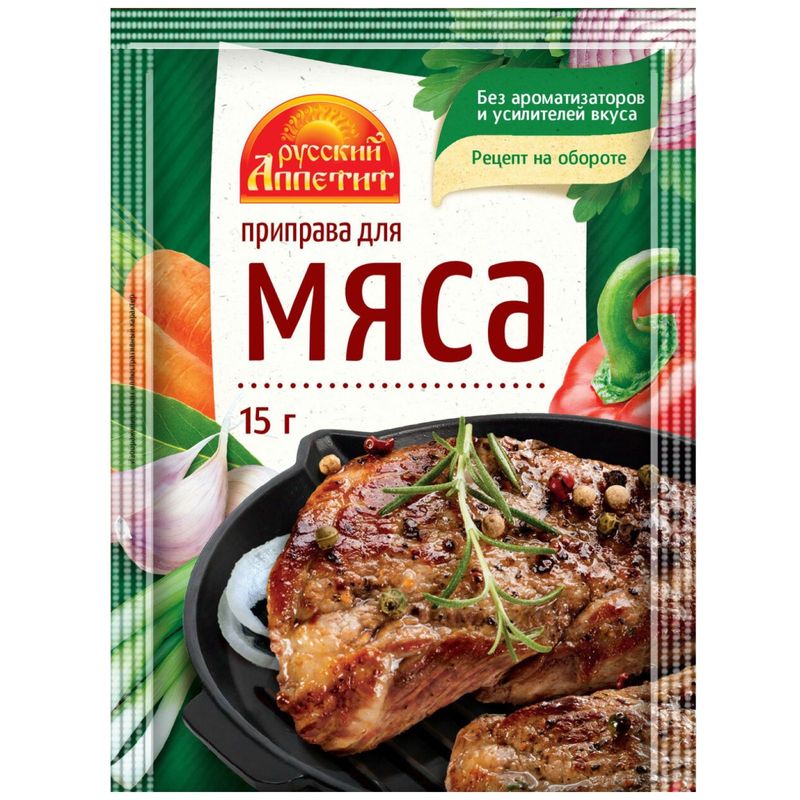 

Приправа Русский аппетит для мяса 15 г