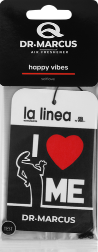 

Ароматизатор автомобильный подвесной Dr.Marcus La Linea Happy Vibes дизайн в ассортименте