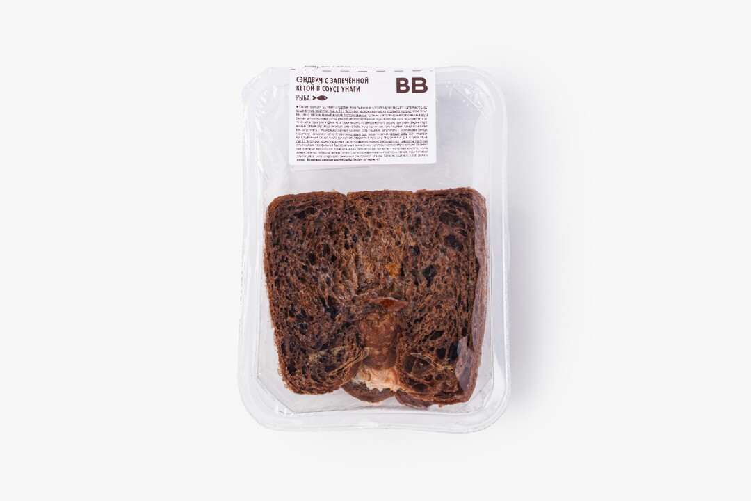 

Сэндвич ВкусВилл с запеченной кетой в соусе Унаги 125 г