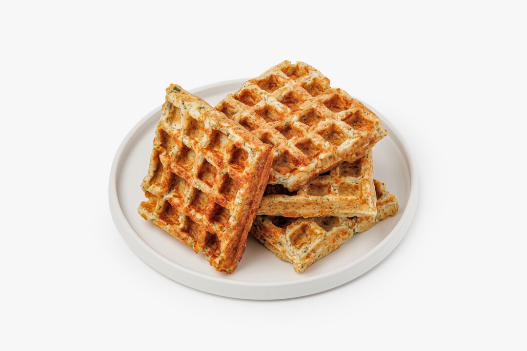 

Вафли ВкусВилл картофельные с сыром и зеленью 280 г