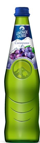 

Напиток Kazbegi с ароматом красного винограда саперави среднегазированный 0.5 л