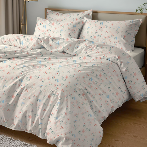 

Комплект постельного белья 1,5-спальный HOMECLUB ситец, Арт. с1975шв, с1963шв