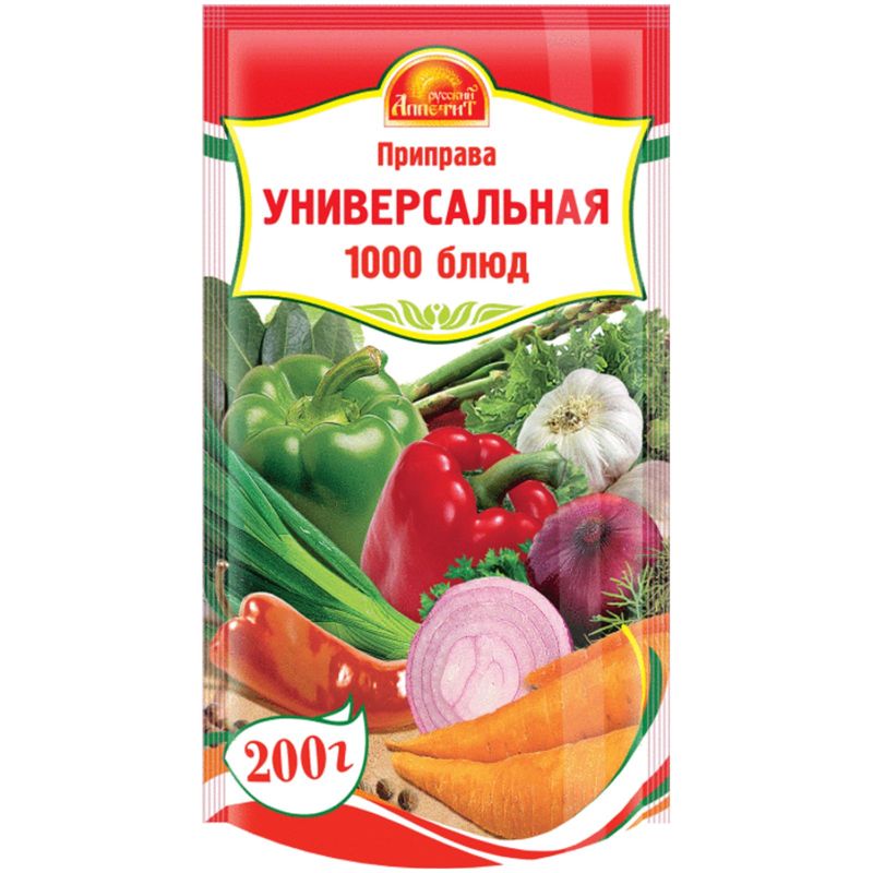 

Приправа Русский аппетит 1000 блюд универсальная 200 г