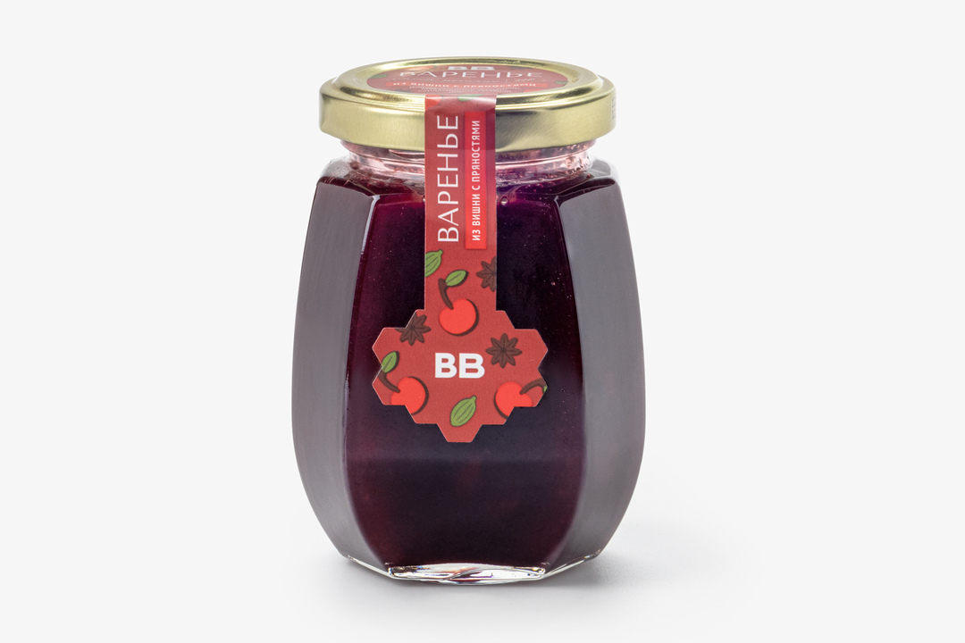 

Варенье ВкусВилл из вишни с пряностями 220 г