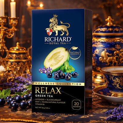 Чай зелёный "Relax", Richard, 20х1,5 г