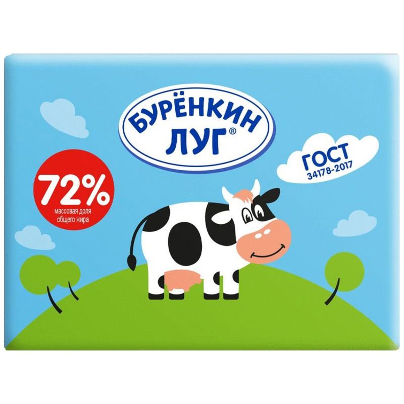 

Спред Буренкин луг растительно-жировой сливочный 72% 180 г
