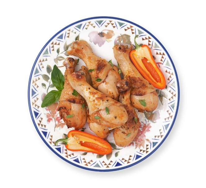 

Голень цыплёнка-бройлера Азбука Вкуса гриль по-азиатски вес