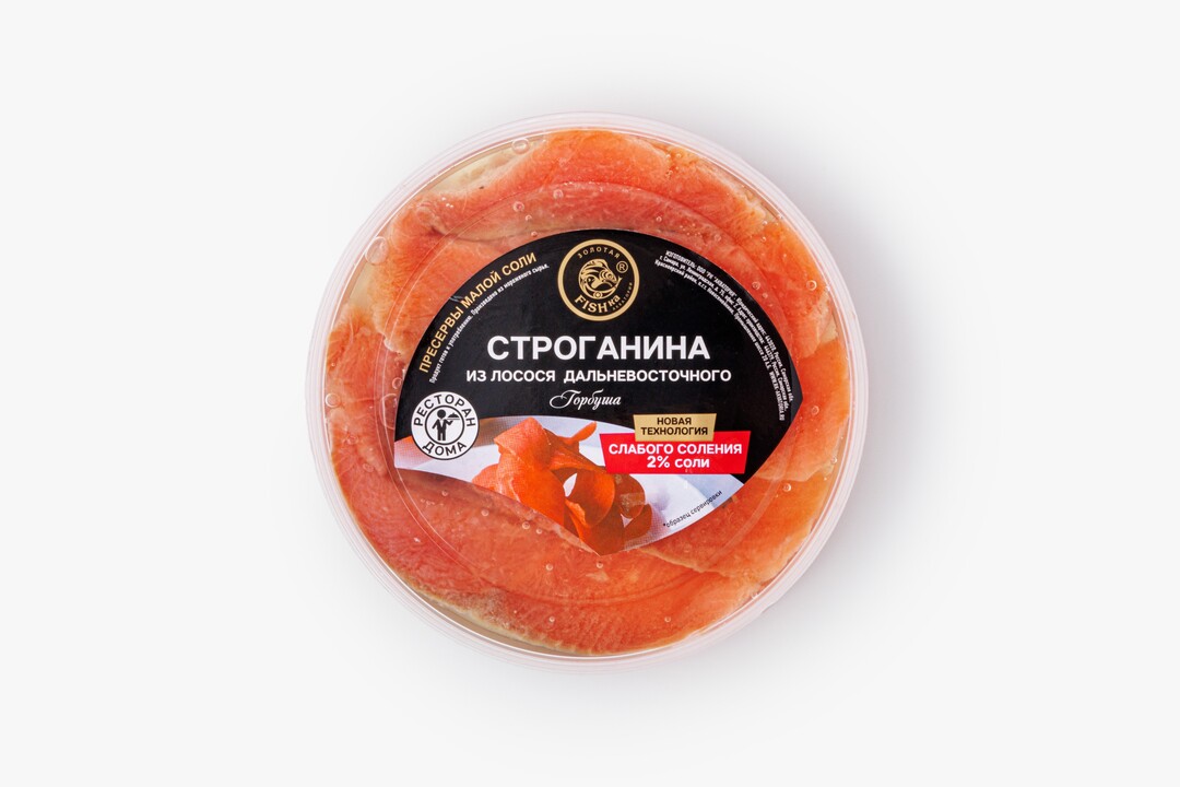 

Строганина Fishka из горбуши с растительным маслом замороженная 200 г