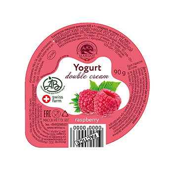 

Йогурт сливочный Margot Fromages с малиной 9.6% БЗМЖ 90 г