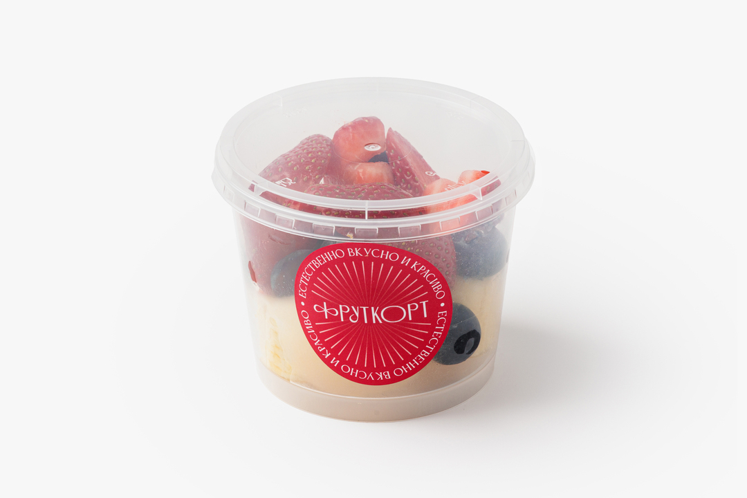 

Фруктовый микс Фруткорт банан голубика клубника 160 г