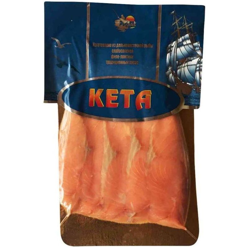 

Кета слабосоленая Рыбник ломтики 100 г